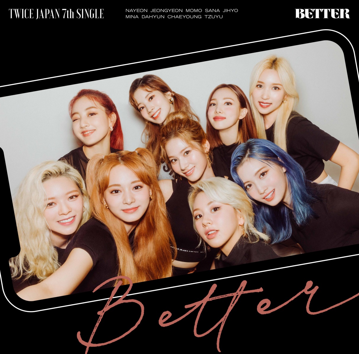 TWICE releases Japanese single 'BETTER' on November 18th, Jacket image released