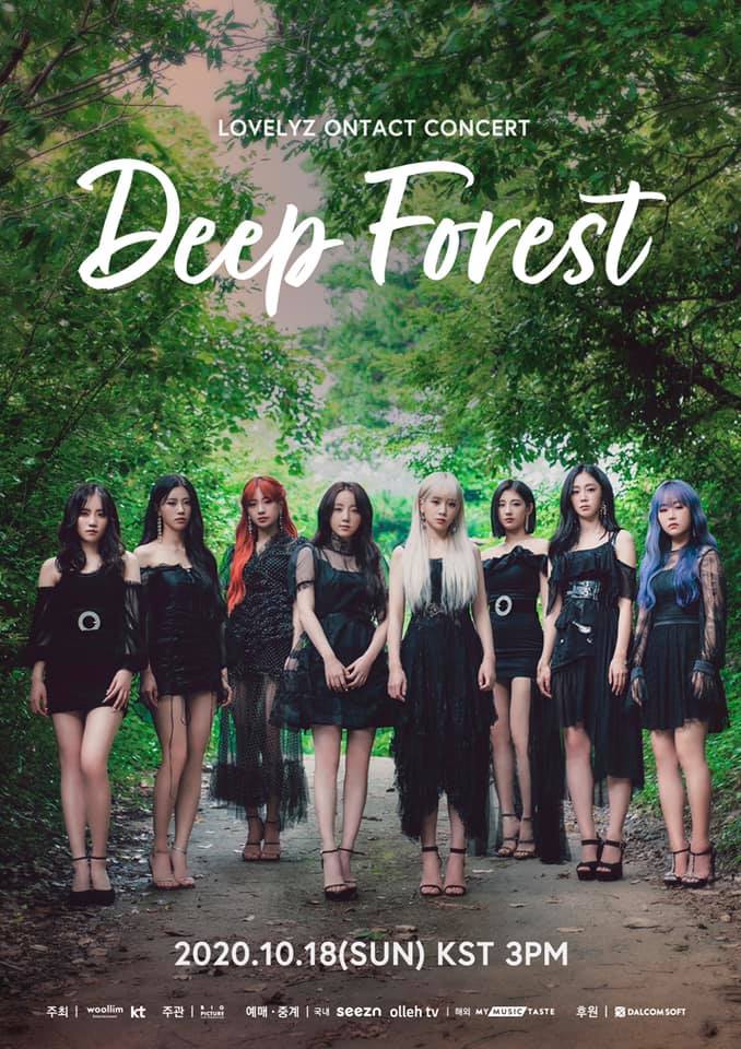 Lovelyz unveils 2nd poster for online solo concert 'Deep Forest'