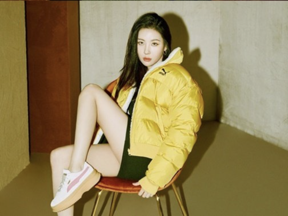 Sunmi, overwhelmingly sexy wearing a winter jacket