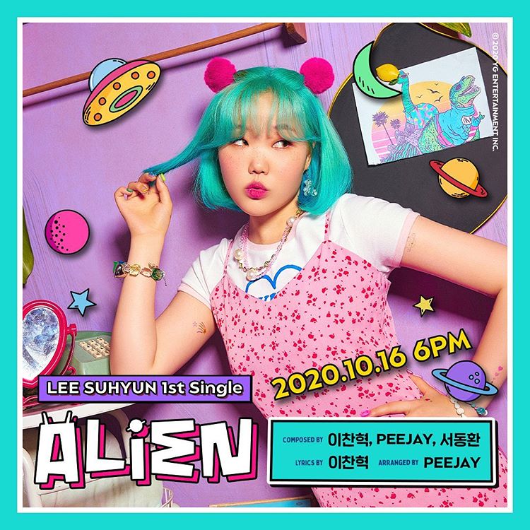 AKMU Lee Su-hyun, 'ALIEN' MV teaser released, animation collaboration