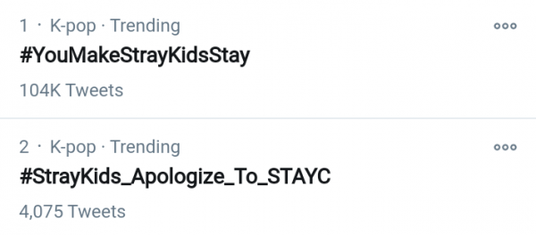 Penggemar Stray Kids dan Rookie Group STAYC Dalam Konflik Karena Nama Fandom