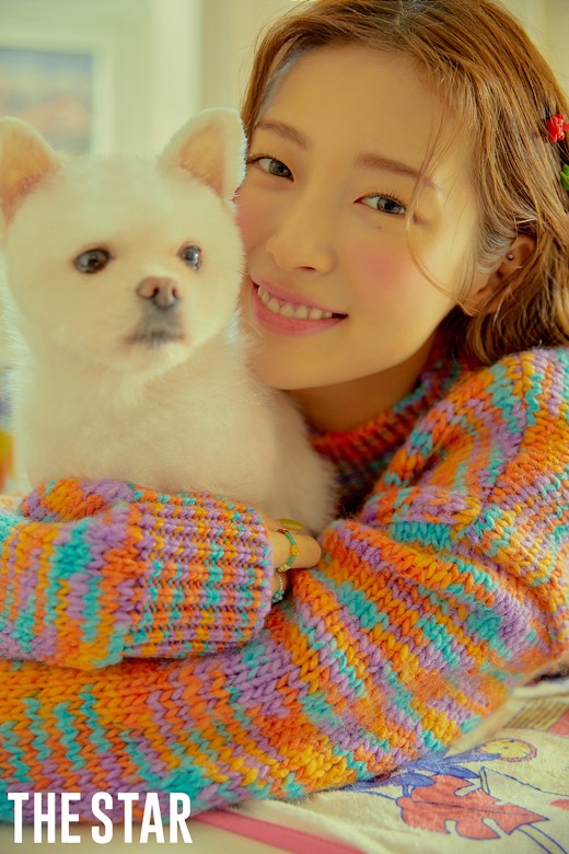 OH MY GIRL Arin "Ari, my dog, is silent but sweet... keeps reminding me"