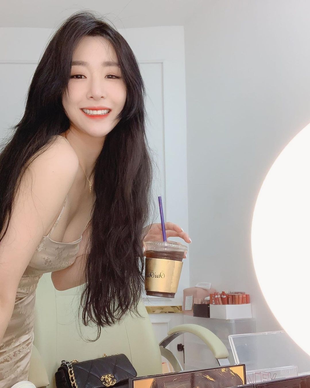 Tiffany, the perfect visual you want to see in the mirror every day