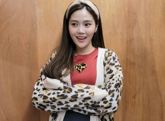 OH MY GIRL Hyojung, the leopard pattern is also digested with loveliness