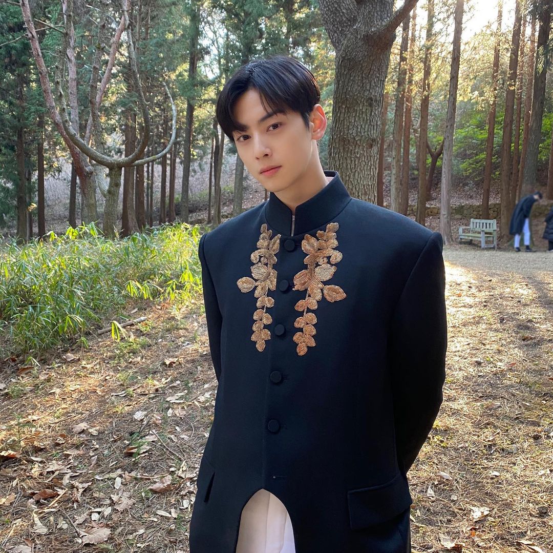 ASTRO Cha Eun-Woo Looks Like A Modern-day Prince Thanks To This Outfit On  His Instagram