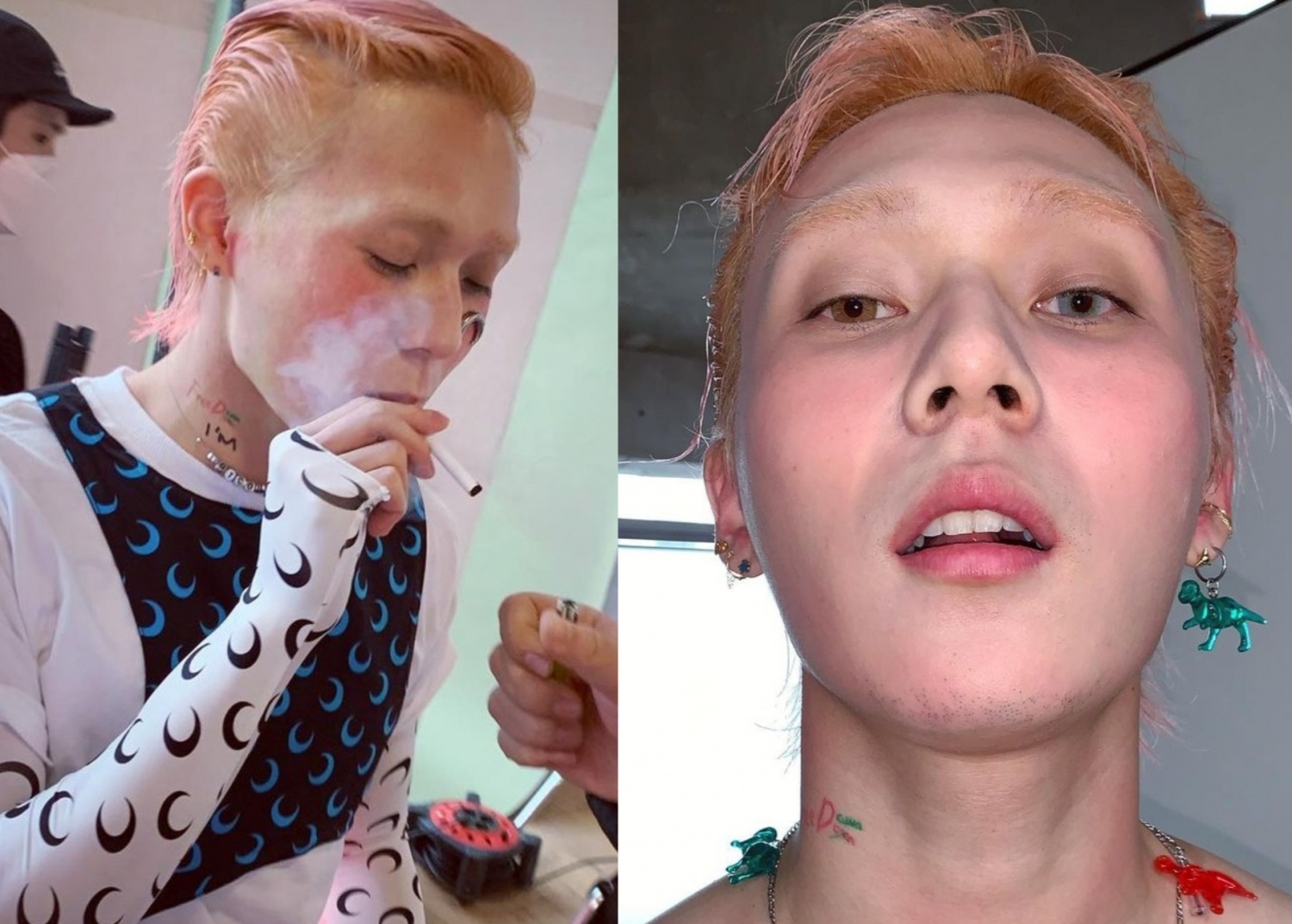 Dawn Releases Behind-The-Scenes Photos of Him Smoking for an