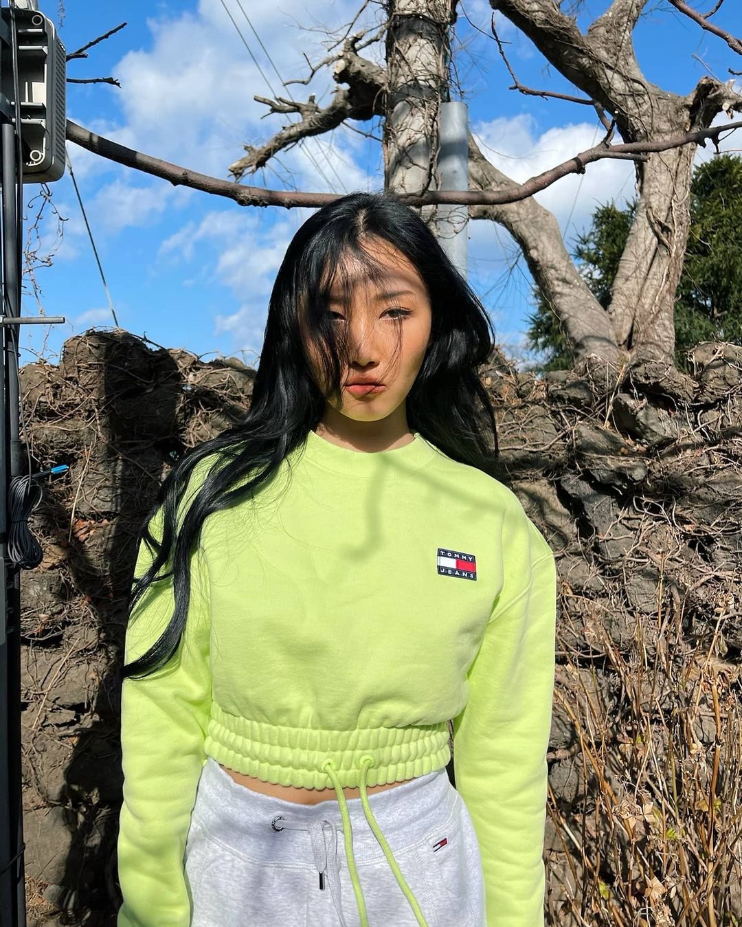 Mamamoo Hwasa, Unique sexy beauty with fresh cropped tea