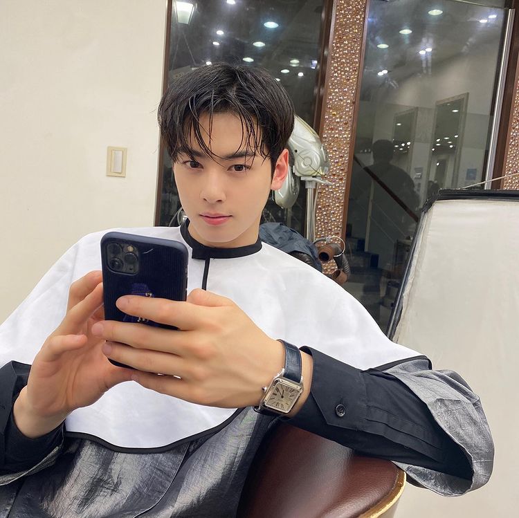 Cha Eun-woo, the dignity of the 'face genius' already completed from the beauty salon