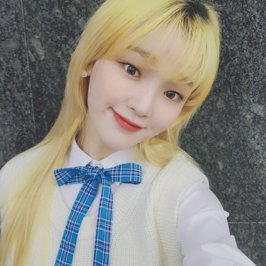OH MY GIRL Seung Hee certified to appear in 'Romantic Call Center' with blond fairy visual