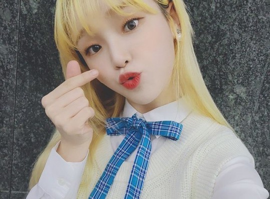 OH MY GIRL Seung Hee certified to appear in 'Romantic Call Center' with blond fairy visual