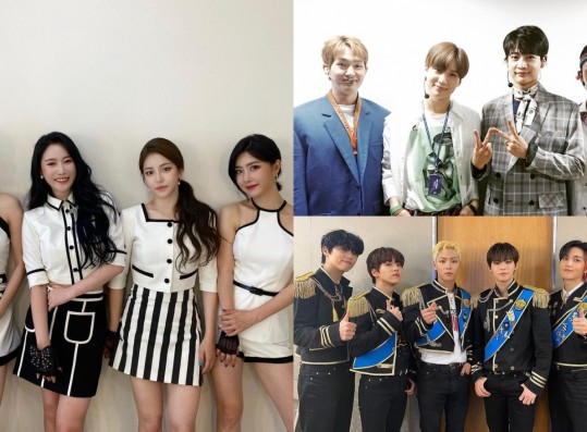 BRAVE GIRLS, SHINee and ONF
