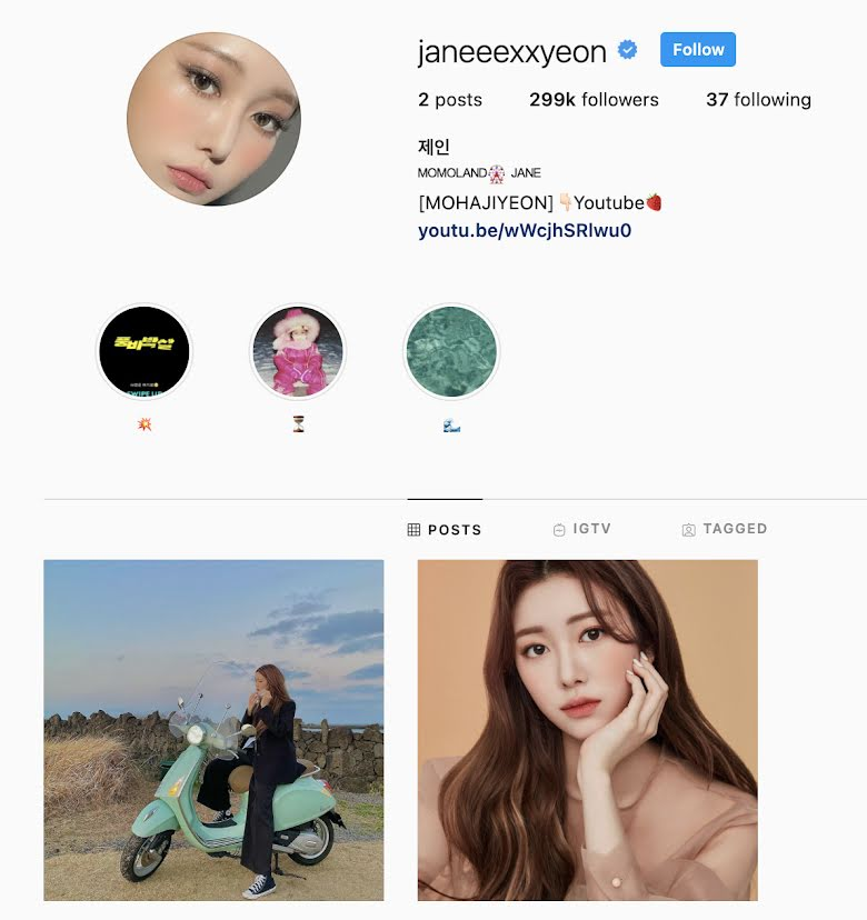 MOMOLAND Jane Worries Fans after Deleting All But Two Instagram Posts ...