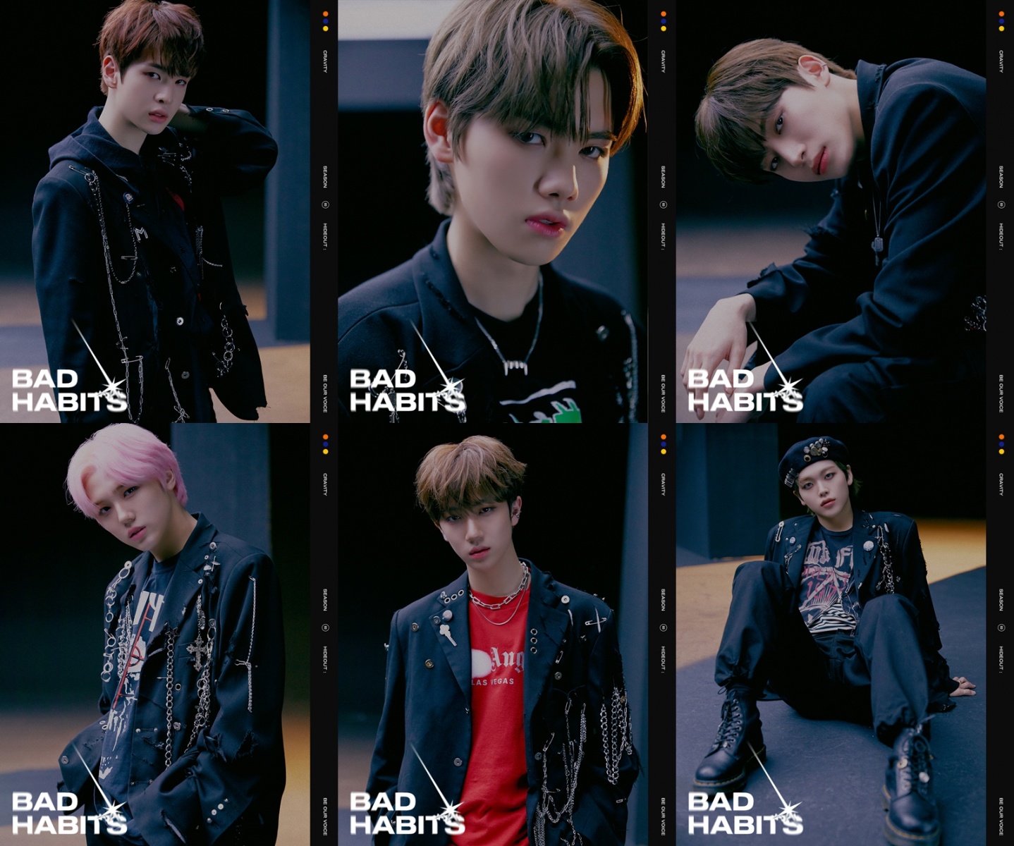 CRAVITY Releases Second Concept Photo for 'Bad Habits' | KpopStarz