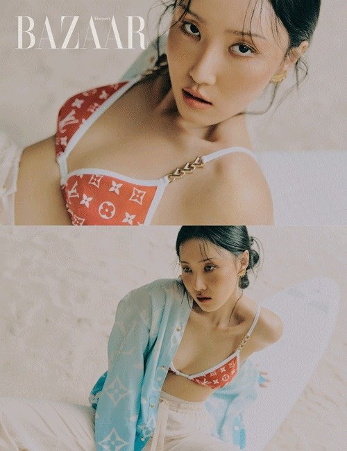 'Sexy Queen' Hwasa, exposed in a swimsuit