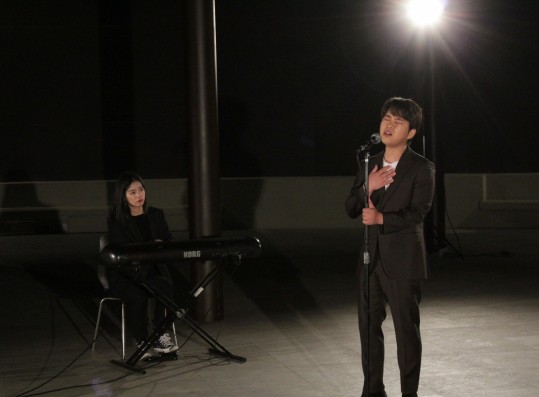 Kim Young Geun (R) During His Performance of 