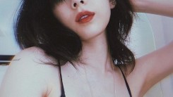 Taeyeon, dreamy sexy beauty with white skin and red lips