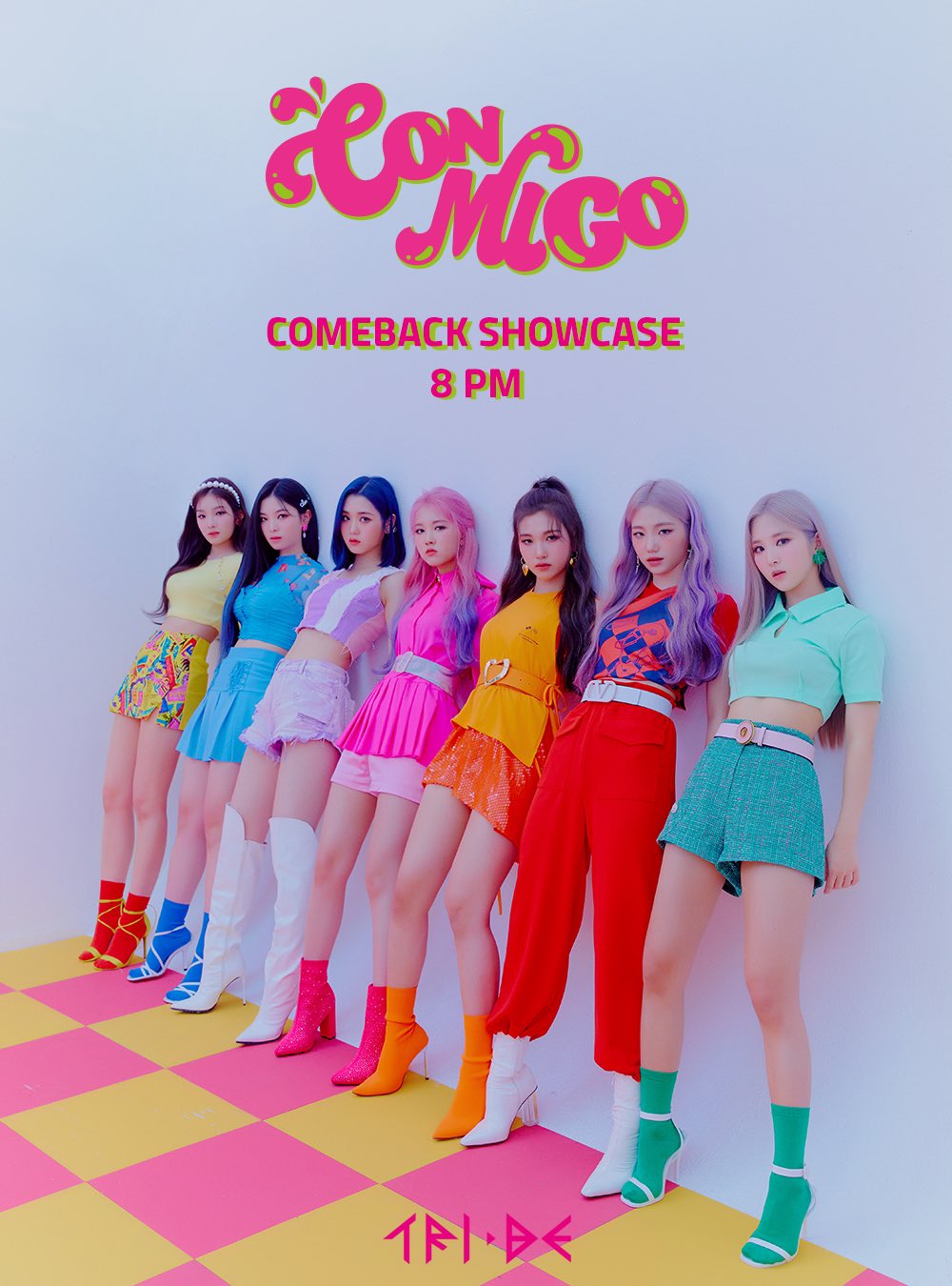 'Comeback' TRI.BE "Cool + Intensity... I want to show you bright energy"