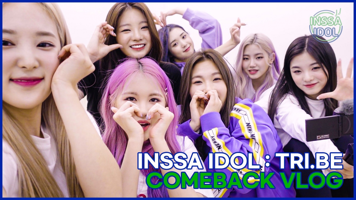 'Comeback' TRI.BE "Cool + Intensity... I want to show you bright energy"