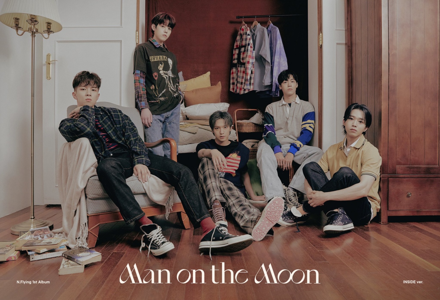 N.Flying, 1st regular album 'Man on the Moon' jacket released... Comeback on June 7th