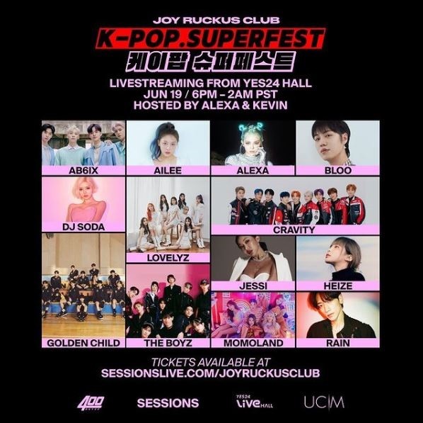 K-Pop Superfest Event Poster