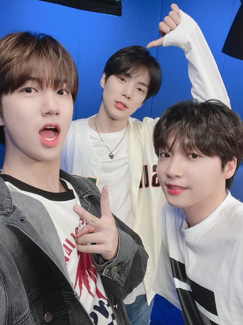 CRAVITY's Wonjin, MONSTA X's Minhyuk, and Jeong Se Woon on the 