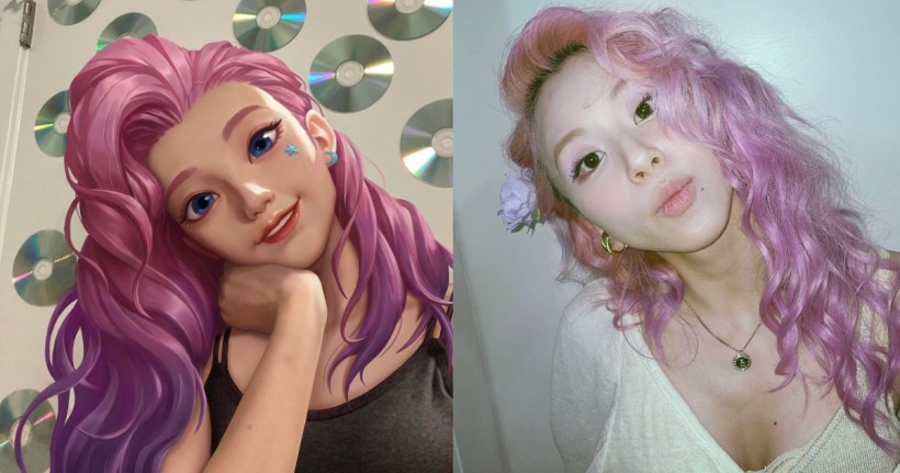 TWICE Chaeyoung’s Latest Hair Color Has People Comparing Her to This League of Legends Character