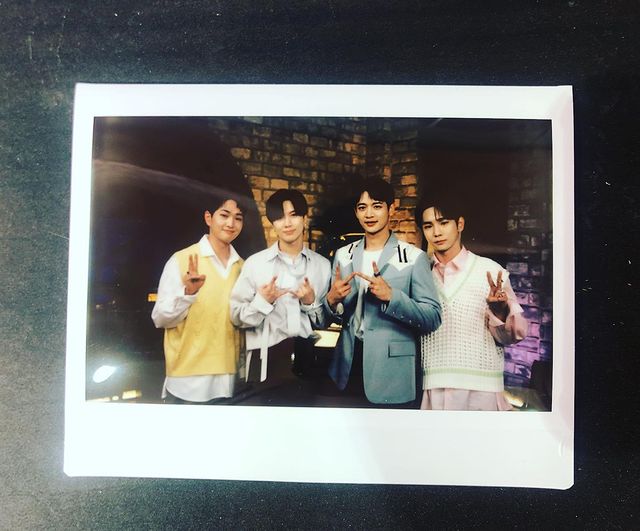 SHINee Min-ho, happy with the coffee truck gifted by Tae-min, who is serving in the military