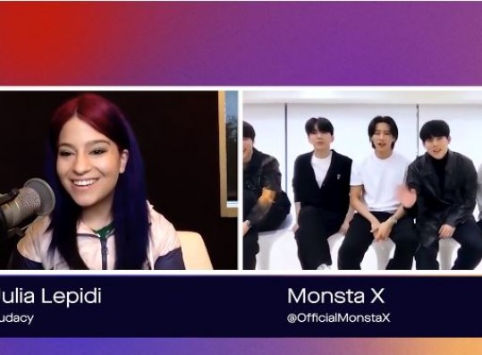 MONSTA X with Julia on the Latest Audacy Check In