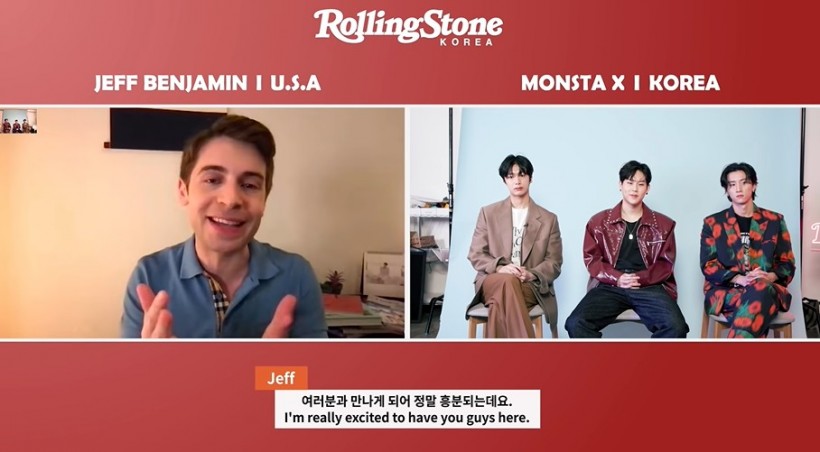 Jeff Benjamin Interviews MONSTA X members Hyungwon, Jooheon, and I.M