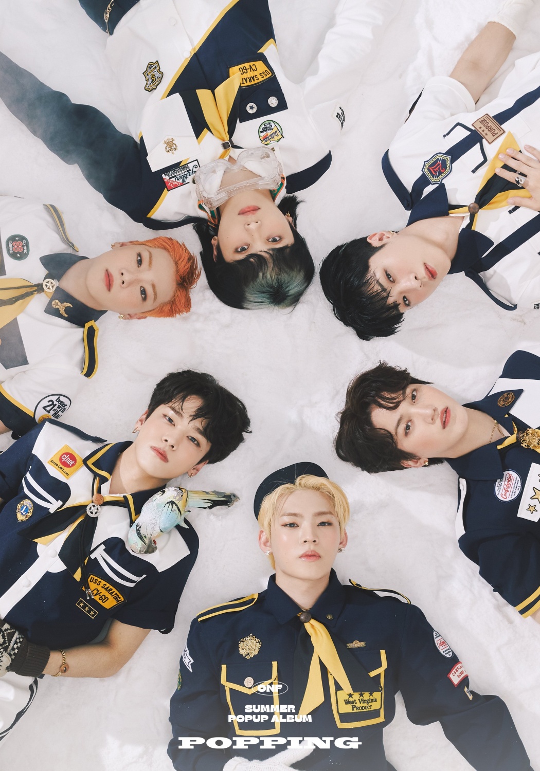 ONF, 'POPPING' group concept photo released... Cool boy beauty to blow away the heat