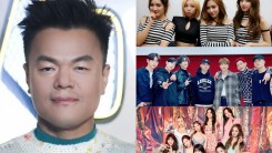 J.Y. Park and JYP Idol Groups