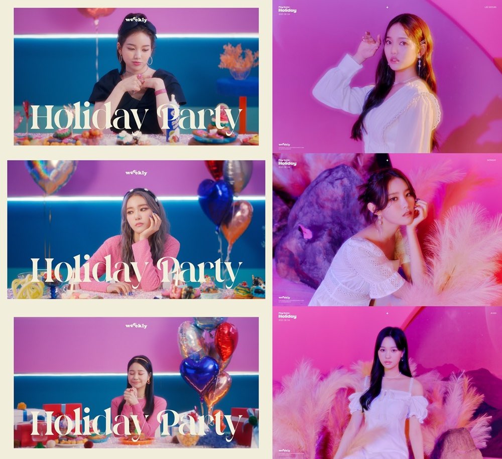 Weeekly releases MV teaser for 'Holiday Party'
