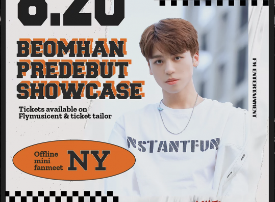 M.O.N.T Arena's Beomhan To Hold Pre-Debut Showcase in USA! 