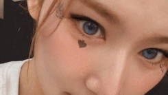 TWICE Sana, surprised by tattoos around her neck and eyes