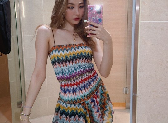 Sunmi, 'M Countdown' appearance verification shot.. Summer Queen's refreshing taste