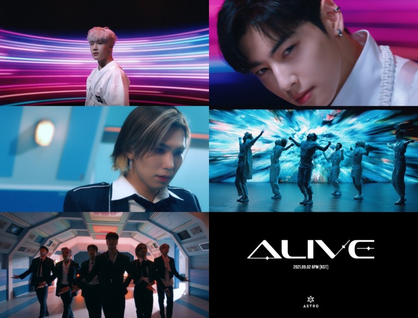 Stills from ASTRO's 'ALIVE' Official Music Video TEASER (TAKE OFF ver)