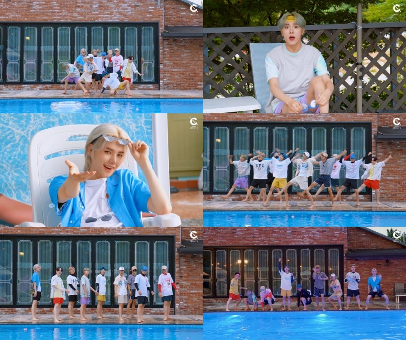 Stills From CRAVITY's 'Gas Pedal' Dance Practice (POOL ver.)