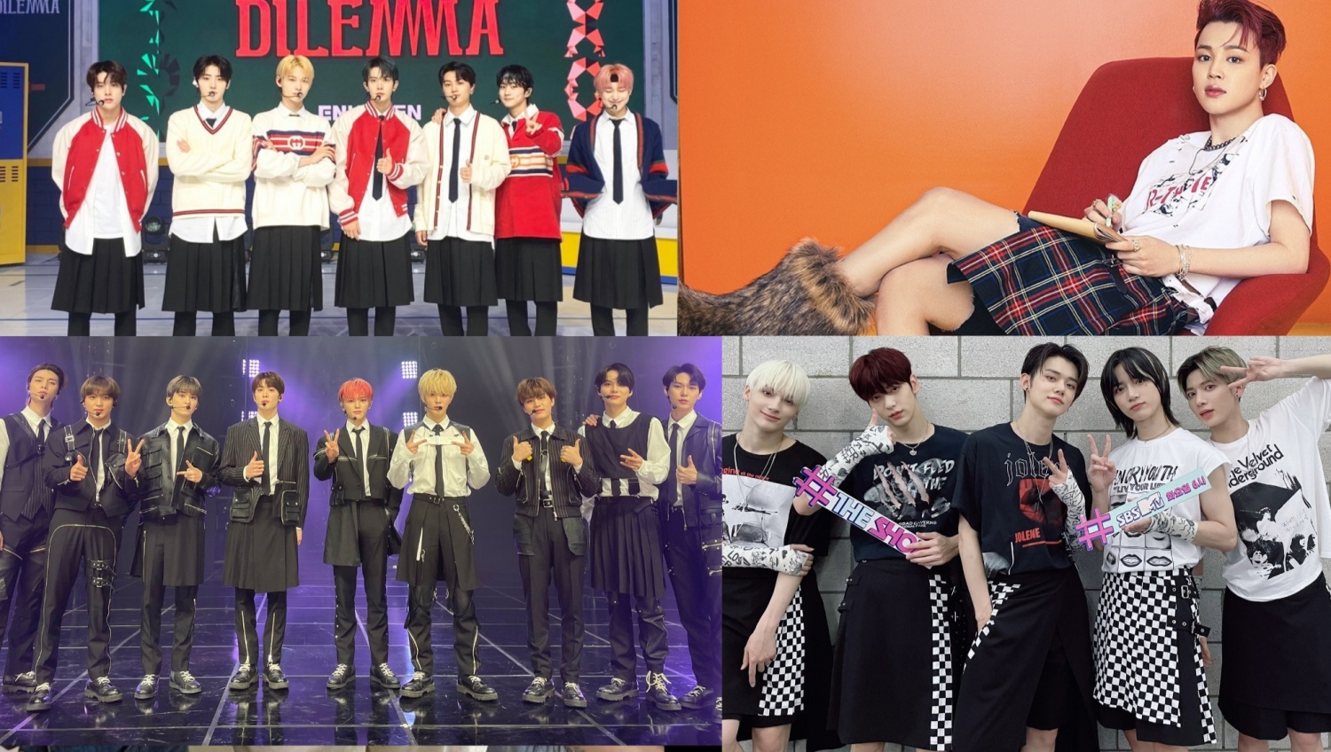5 Male K-Pop Idols Who Wore Outfits That Included A Skirt - Kpopmap