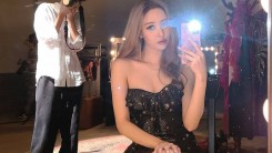 Sunmi shows off her voluptuous body in a dazzling dress...Sexy femme fatale