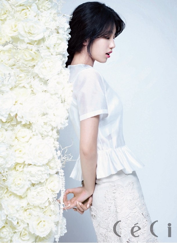 Miss A Suzy Classic White For Ceci Solo Photo Shoot April Photos Kpopstarz