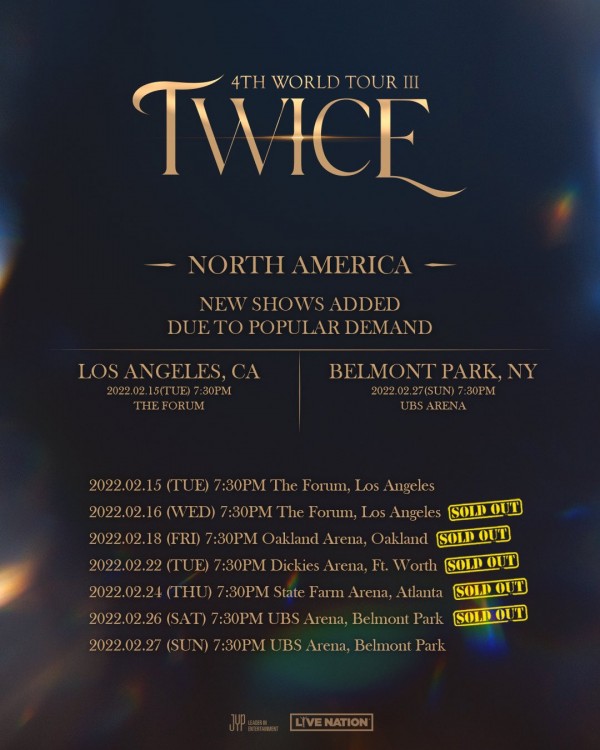 TWICE 'Ready to Be' world tour: tickets, dates, venues and more