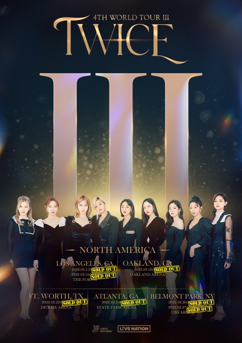 TWICE's '4TH WORLD TOUR 'III' Concert Tickets Sell Out in 7 Venues