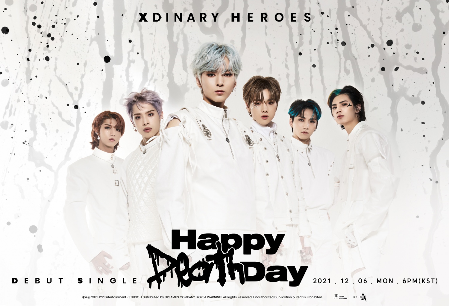 JYP band 'Xdinary Heroes' debut song 'Happy Death Day' MV surpasses 10 million views