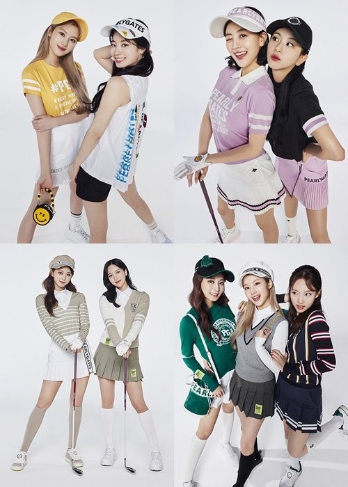 Golf Wear Brand 'Pearly Gates' Selects TWICE as its 2022 Advertising Model