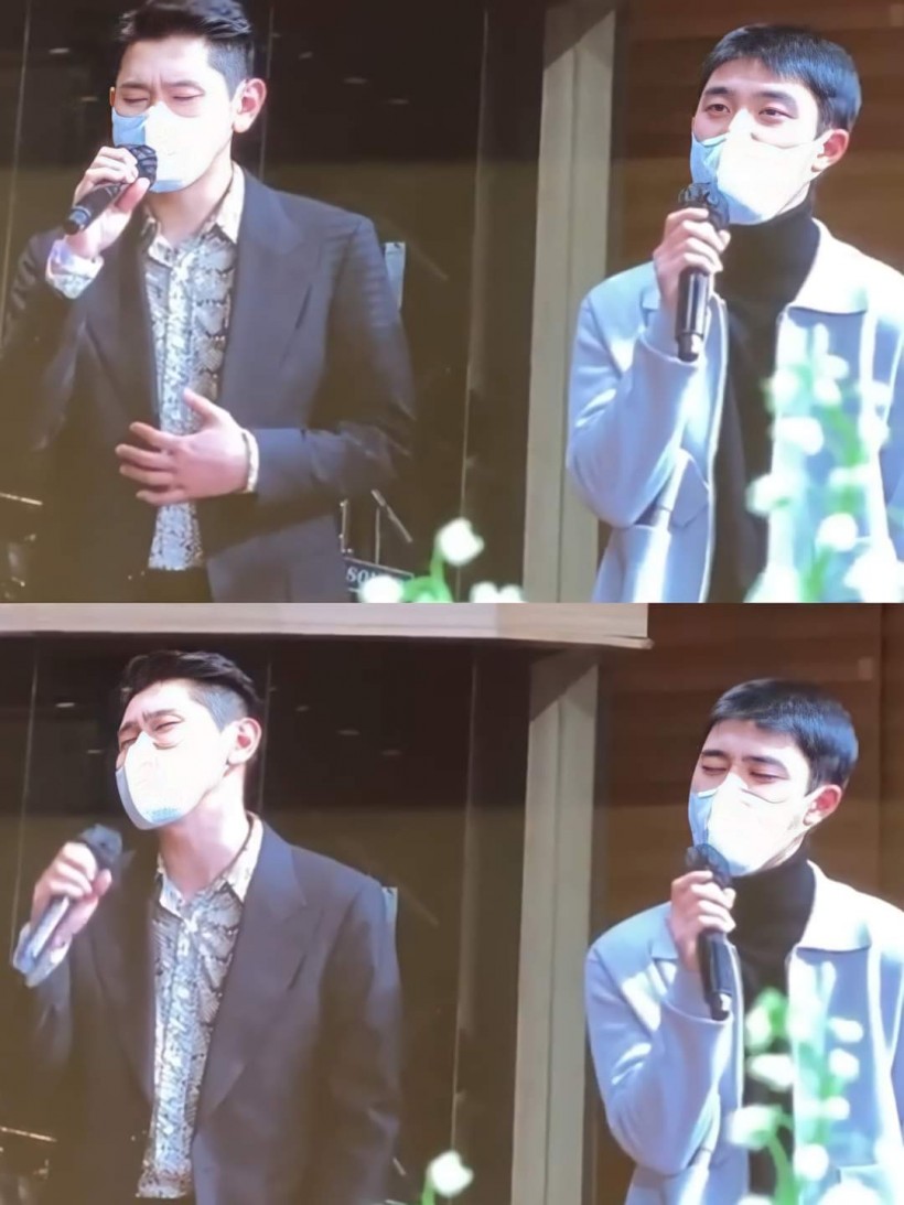 EXO D.O. and Crush Melt Hearts With Their Rendition of 'Beautiful' at Park Shin Hye and Choi Tae Joon's Wedding