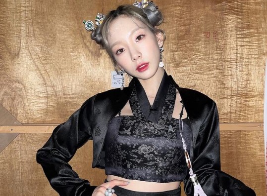 Taeyeon, an elf in hanbok… unrealistic beauty