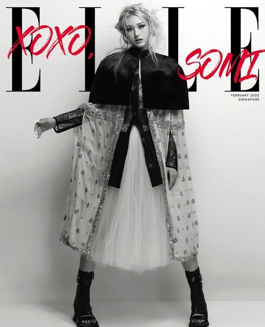 Jeon So-mi adorns Singapore fashion magazine cover.. Aura