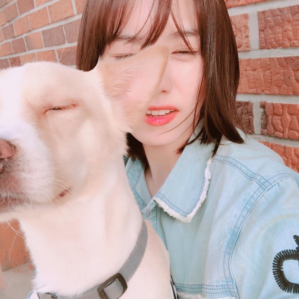 Kim Sohye and Her Dog Milk