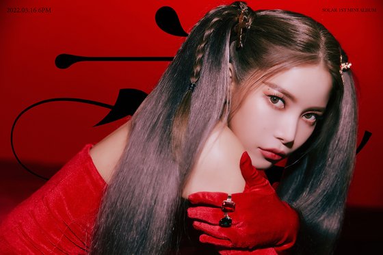 MAMAMOO Solar Releases 'Solo Comeback' Enchanting Red Teaser