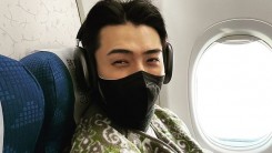 EXO Sehun Shared His Jet Lagged Look